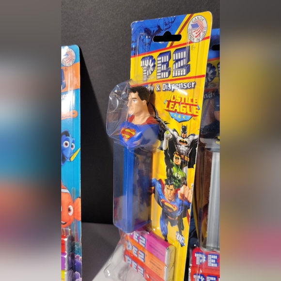 Pez Dispensers Lot Of 5 Unopened Superman Batman Wonder Women Nemo Sparrow - Picture 7 of 7